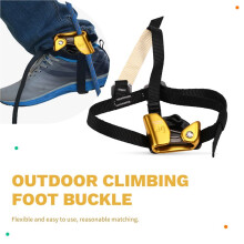 Set di Bloccanti per Piede Destro, per Corda da 8-13 mm, Attrezzatura Quick Step per Arrampicata, Speleologia, Alpinismo, Arboricoltura