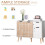 Sideboard Floor Standing Storage Cabinet, Natural 6