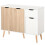Sideboard Floor Standing Storage Cabinet, Natural 1