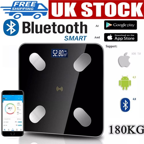 180KG Bluetooth Body Fat Scale Smart BMI Digital Body Composition Scale with APP 1