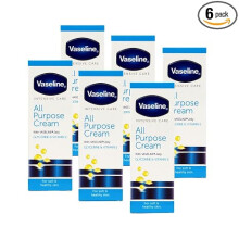 Vaseline Intensive Care All Purpose Cream Rough Cracked Skin Relief, 6-Pack, 1.41 FL Oz Each, 6 Tubes