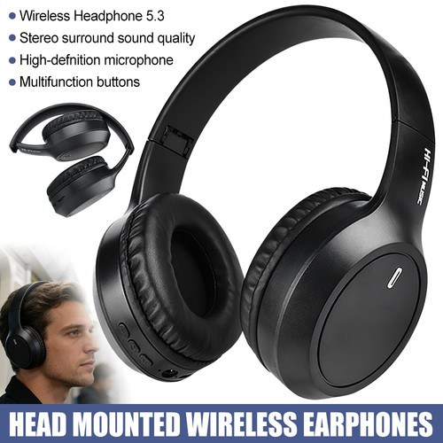 Wireless Bluetooth Headphones Headset Over-Ear Earphones Built-in Microphone 1
