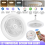 LED Ceiling Fan Light Adjustable Wind Speed Remote Control Bedroom Livingroom 2