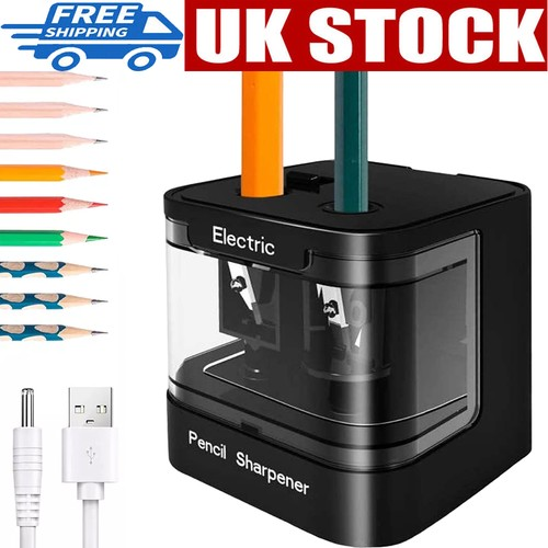 Electric Pencil Sharpener Automatic Desktop Pencil Sharpener Cutter Stationery 1