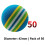 50 Palline da  da Allenamento per Interni/Esterni - Blu 3
