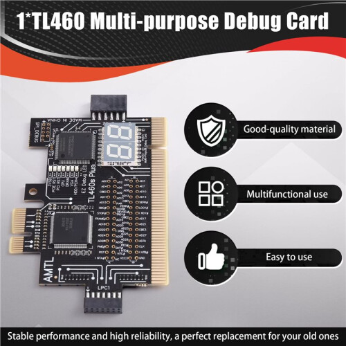 Scheda di Debug Multifunzione TL460, Scheda di Test PCI-e per Computer, Scheda Diagnostica LPC DEBUG, Riconoscimento Automatico Della Scheda Madre 1