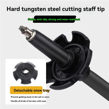 2X Opvouwbare 7075 Aluminium Trekkingstok, Draagbare, Schokabsorberende en Verstelbare Wandelstok voor Buiten