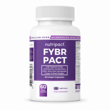 Psyllium Husk Fibre Supplement 4000mg with Probiotic Acidophilus 1 Billion CFU + Prebiotic Inulin & Aloe Vera - Natural Soluble Fibre - 60 Capsules