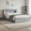 VidaXL vidaXL Headboard Cabinet with Storage Grey Sonoma Engineered Wood 2