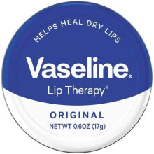 Vaseline Lip Therapy Lip Balm Tin, Original, 0.6 oz