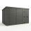 14x10 Pent Composite Shed Tanalised (Single Door, No Windows) 2