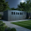 18x9 Pent Composite Shed Tanalised (Single Door, With Windows) 3