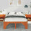VidaXL vidaXL Bed Frame Brown 135 x 190 cm Solid Pine Wood 3