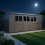 19x9 Pent Composite Shed Tanalised (Single Door, With Windows) 3