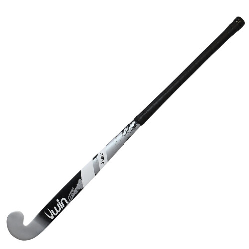 (32in, Metallic Silver/Black) Uwin TS-X Hockey Stick