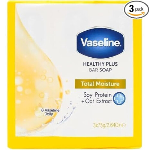 Vaseline Vaseline Healthy Plus Bar Soap Total Moisture - 3 x 75 gram
