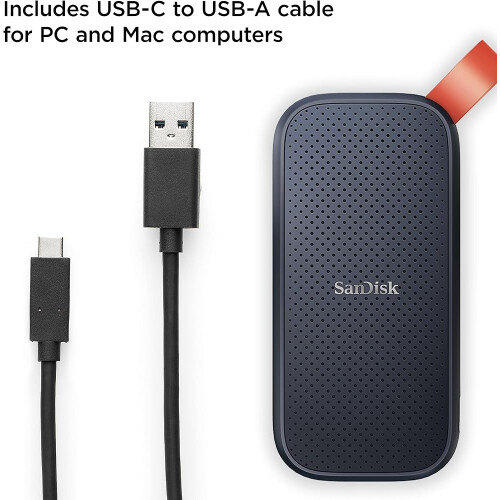 SanDisk SanDisk Portable SSD E30 2TB USB 3.2 Gen 2 SDSSDE30-2T00-G26 2
