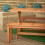 Samuel Alexander Outdoor 4 Person Rectangular Wooden Garden Dining Table with 2 Benches 3