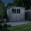 15x10 Pent Composite Shed Tanalised (Single Door, With Windows) 2