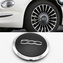 3pcs 133mm Hubcap for 500 Wheels Centre Hub Caps 68078419AC 68078421AC Dust Cover 51884863 Silver