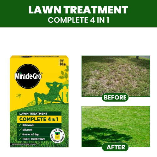 Miracle-Gro Miracle Gro Complete 4 In 1 Lawn Treatment 80m2 2