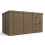 16x10 Pent Composite Shed Tanalised (Single Door, No Windows) 2