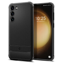 Spigen Rugged Armor Deksel til Samsung Galaxy S23 - Svart