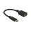 Delock USB-C han til USB-A hun adapter, 15 cm - Sort 1