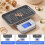 Mini Lighter Style Electronic Jewelry Scale, 100g/0.01g, Silver & Black 3
