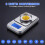 Mini Lighter Style Electronic Jewelry Scale, 100g/0.01g, Silver & Black 4