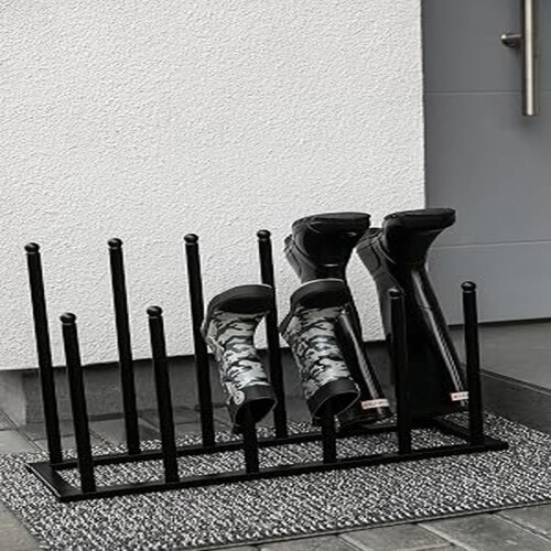 Boot Rack Organizer for Tall Boots Storage Stand Holds 6 Pairs 2