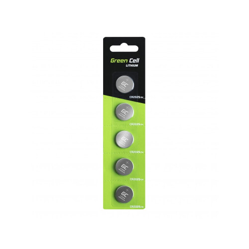 Green Cell CR2025 batterijen 160mAh, 3V, 5-pack