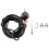 2pcs 400cm Home Gym Fitness LAT Pulldown Cable Replacement, Adjustable Length for Pulley System Cable Machine 5