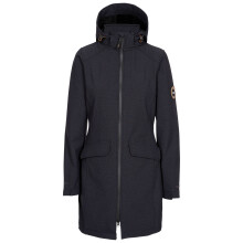 (XS, Black Marl) Trespass Womens/Ladies Maria DLX Long Length Soft Shell Jacket