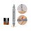 6pcs Double Head Screw Extractor Set - Silver Carbon Steel Screw Remover Kit 4