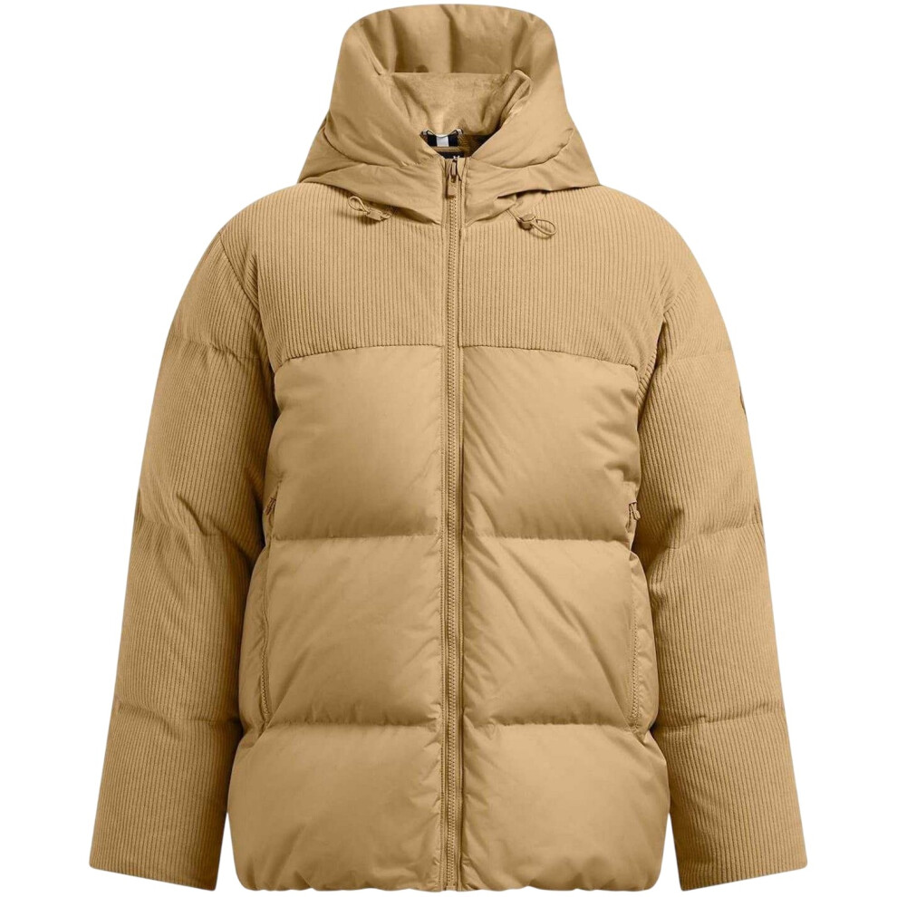Under Armour (12 Uk, Brown) Womens/Ladies Limitless Corduroy Quilted Puffer Jacket