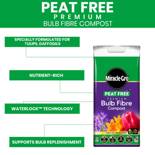 Miracle-Gro Miracle Gro Bulb Fibre Compost Peat Free 10L 2