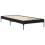 VidaXL vidaXL Bed Frame Black Oak 80 x 200 cm Engineered Wood 2