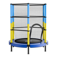 Kinderen Trampoline 140 cm-Duoku-met Veiligheidsnet, Ideaal voor Binnen, Buiten, Tuin of Speelplaats, Ronde Vorm
