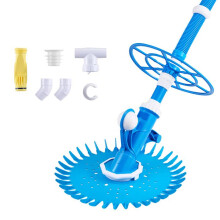 Aspirateur Automatique pour Piscine-Duoku-avec 12 Tuyaux, Nettoyeur Aspiration Latérale, Compatible avec Carrelage et Fibre Verre
