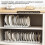Adjustable Dish Rack Retractable Pot Lid Organizer 10 Slots Black 4