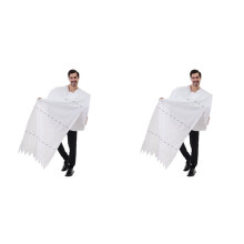 2X Géant Rouleau de Papier Toilette Costume Adulte Costume Hilarant pour Hommes et Femmes Grand Rouleau de Papier Toilette Costume Taille Unique