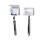 2 Pack Razor Holder Wall Mount Adhesive Shaver Hook Cover White 1