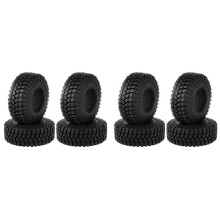 8PCS 110mm 1.9 Rubber Tire Wheel Tyre for 1/10 RC Crawler Car TRX4 RC4WD D90 Axial SCX10 II III Redcat MST A
