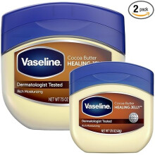 Vaseline Cocoa Butter Healing Jelly Variety Pack, 2 Sizes (7.5 Oz & 1.75 Oz) - Rich Moisturizing Ointment, Protectant & Moisturizer for Dry Skin