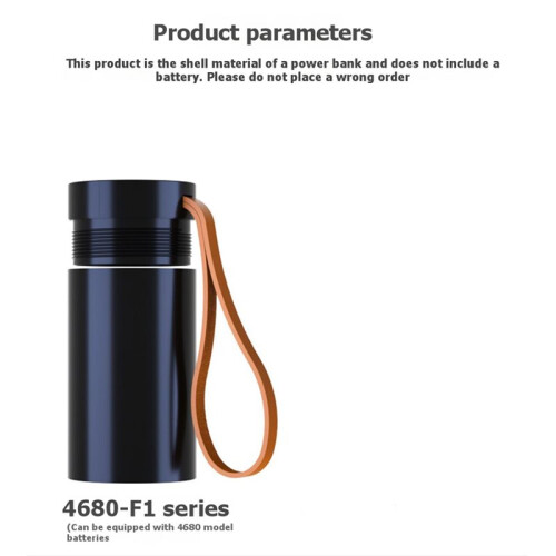 Power Battery Case PD22.5W for 4680 Batteries Models Durability Built Easy Assembly and Replacement Black 2