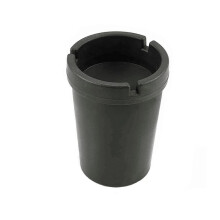 Car Ashtray for Cupholder Black Compact Portable Design Fits Standard Cupholders Reduces Smoke and Odours Practical Travel Accessory 80 x 80 x 110mm