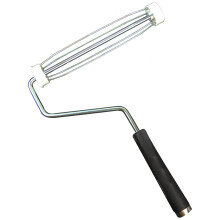 230mm Paint Roller Frame with Polypropylene Handle and Double Point Tin Hook, Compatible with 38mm Core Sleeves for Interior and Exterior Wall Paintin