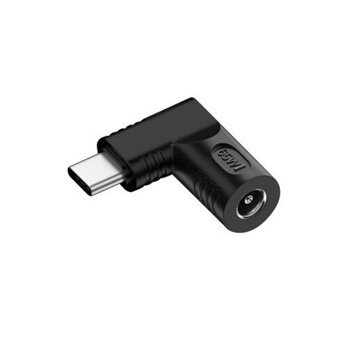 DC-Buchse auf USB Typ-C Stecker Adapter - 65W PD Stromversorgung, I-förmiger Anschluss 2