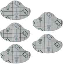 Fersenschoner 5 Paar Transparent
